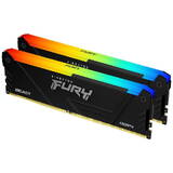 Memorie RAM Kingston Fury Beast RGB, DIMM, DDR4, 64GB, 3600MHz, CL18, 1.35V