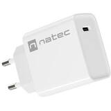 Incarcator GSM Natec NETWORK RIBERA USB-C 20W PD Alb
