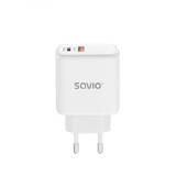 Incarcator GSM SAVIO LA-06 USB Type A & Type C Quick Charge Power Delivery 3.0 Indoor