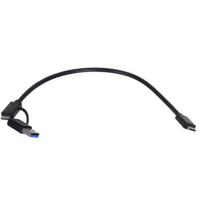Enclosure Unitek S1222A cable gender changer USB 3.2 SATA 2,5/3,5' & M.2 PCIE/NVME Black