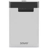 Enclosure SAVIO 2.5" External HDD/SSD , USB 3.0, transparent, AK-66