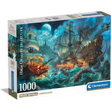 Puzzle Clementoni 1000 elements Compact Pirates battle