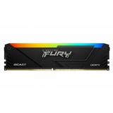 Memorie RAM Kingston Fury Beast RGB, DIMM, DDR4, 32GB, 3600MHz, CL18, 1.35V, RGB