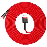 Cablu de date Baseus CALKLF-R09 USB / Lightning QC3.0 2A, 3m, Rosu