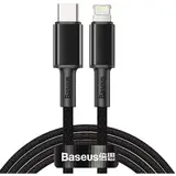 Cablu de date Baseus CATLGD-A01 USB Tip C - Lightning, 20W, 2m, Negru