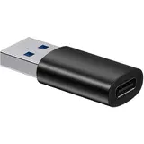 Adaptor Baseus ZJJQ000101, Mini USB 3.1 OTG la USB tip C, Negru
