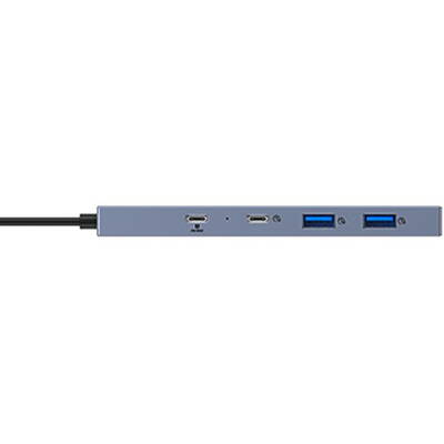 Hub USB Orico DHY-2U2C 4 port-uri USB 3.2 Gen 2 Gri
