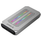 Rack SSD Orico M2R1-G2 USB3.2 GEN2 NVMe M.2 Gri iluminare RGB