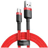 Cablu Date Baseus Cafule 0.5 m USB 2.0 USB A USB C Red