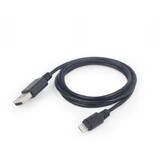 Cablu Date Gembird CC-USB2-AMLM-2M lightning Black