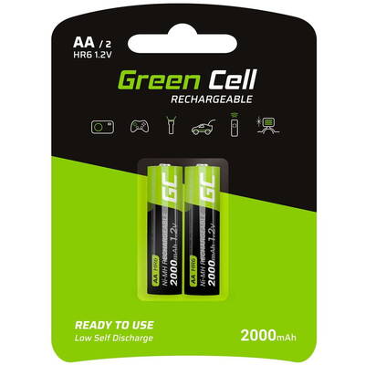 Acumulator Reincarcabil Green Cell GR06 household  AA Nickel-Metal Hydride (NiMH)
