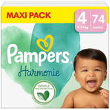Harmonie Baby Diapers 9-14kg, size 4-MAXI, 74pcs