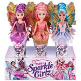 Papusa ZURU Sparkle Girlz Fairy in cone 10.5 inches display 12 pcs