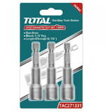 TOTAL SET 3CHEI 13MM -1/4" HEX - 65MM