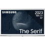 Televizor Samsung The Serif Smart TV QLED QE43LS01BG Seria LS01BG 108cm alb 4K UHD HDR