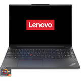 Laptop Lenovo 16'' ThinkPad E16 Gen 1, WUXGA IPS, Procesor AMD Ryzen 5 7530U (16M Cache, up to 4.5 GHz), 16GB DDR4, 512GB SSD, Radeon, No OS, Graphite Black