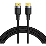 Cablu video Baseus CADKLF-G01, HDMI (T) la HDMI (T), 3m, Negru