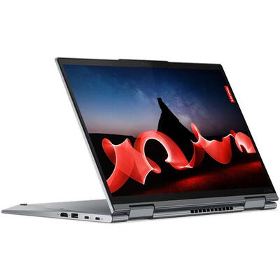 Ultrabook Lenovo 14'' ThinkPad X1 Yoga Gen 8, WQUXGA OLED Touch, Procesor Intel Core i7-1355U (12M Cache, up to 5.00 GHz), 32GB DDR5, 1TB SSD, Intel Iris Xe, Win 11 Pro, Storm Grey