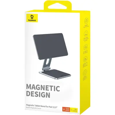Baseus Suport magnetic pliabil MagStable pentru tablete de 12,9" - gri