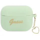 Guess GUAPLSCHSN Husa AirPods Pro verde/verde Silicone Charm Heart Collection