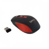 Mouse Spacer SPMO-WS01-BKBR, Wireless, Black-Red