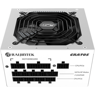 Sursa PC Raijintek CRATOS 850 WHITE, ATX, 80+ GOLD, 850W, PCIe 5.0, Full Modulara