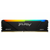 Memorie RAM Kingston Fury Beast, DIMM, DDR4, 16GB, 3200MHz, CL16, 1.35V, RGB