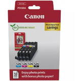 Cartus Imprimanta Canon CLI-526 BK/C/M/Y Photo Value Pack