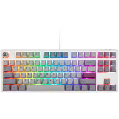Tastatura Gaming Ducky One 3 Mist Grey TKL RGB LED - MX-Silent-Red (US)