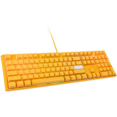 Tastatura Gaming Ducky One 3 Yellow RGB LED - MX-Blue (US)