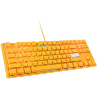 Tastatura Gaming Ducky One 3 Yellow TKL RGB LED - MX-Silent-Red (US)