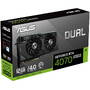 Placa Video Asus GeForce RTX 4070 SUPER DUAL 12GB GDDR6X 192-bit DLSS 3.0