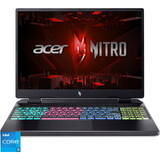 Laptop Acer Gaming 16'' Nitro 16 AN16-51, WUXGA IPS 165Hz, Procesor Intel Core i5-13500H (18M Cache, up to 4.70 GHz), 16GB DDR5, 512GB SSD, GeForce RTX 4050 6GB, No OS, Black
