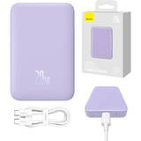 Baterie Externa Baseus Magnetic Mini 10000mAh 20W MagSafe (violet)