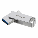 Memorie USB PNY 256GB USB 3.2 Duo-Link,  USB-C/USB-A, Silver