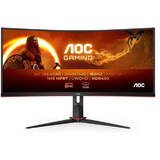 Monitor AOC Gaming CU34G2XP/BK, 34", 3440 x 1440 UWQHD, 180Hz, Curbat 1500R