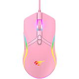 Mouse Havit Gaming MS1026 RGB 1000-6400 DPI (roz)