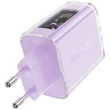 Incartor GSM Acefast A45, 2x USB-C, 1xUSB-A, 65W PD (violet)