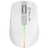 Mouse Tellur Silent Click, Wireless, White