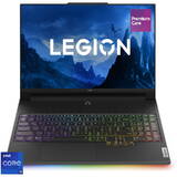 Laptop Lenovo Gaming 16'' Legion 9 16IRX9, 3.2K Mini LED 165Hz G-Sync, Procesor Intel Core i9 14900HX (36M Cache, up to 5.80 GHz), 64GB DDR5, 2x 1TB SSD, GeForce RTX 4080 12GB, No OS, Carbon Black