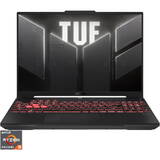 Laptop Asus Gaming 16'' TUF A16 FA607PV, FHD+ 165Hz, Procesor AMD Ryzen 9 7845HX (64M Cache, up to 5.2 GHz), 16GB DDR5, 512GB SSD, GeForce RTX 4060 8GB, No OS, Jaeger Gray