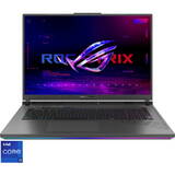 Laptop Asus Gaming 18'' ROG Strix G18 G814JIR, 2.5K 240Hz G-Sync, Procesor Intel Core i9 14900HX (36M Cache, up to 5.80 GHz), 32GB DDR5, 1TB SSD, GeForce RTX 4070 8GB, No OS, Eclipse Gray