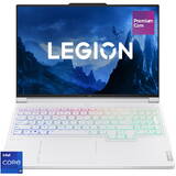 Laptop Lenovo Gaming 16'' Legion 7 16IRX9, 3.2K IPS 165Hz G-Sync, Procesor Intel Core i9 14900HX (36M Cache, up to 5.80 GHz), 32GB DDR5, 1TB SSD, GeForce RTX 4070 8GB, No OS, Glacier White, 3Yr Onsite Premium Care