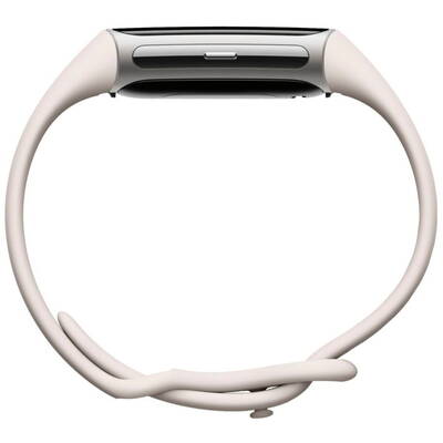 Bratara fitness Fitbit Charge 6 Porcelain band/Silver