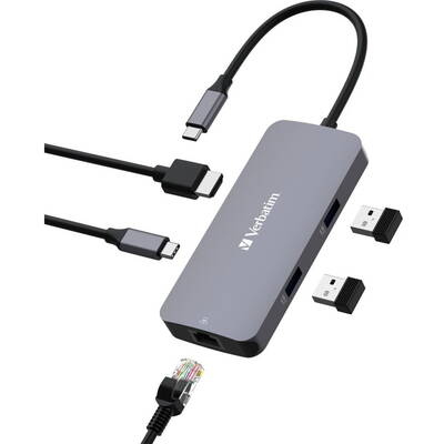 Hub USB VERBATIM USB-C Pro Multiport 5 Port CMH-05