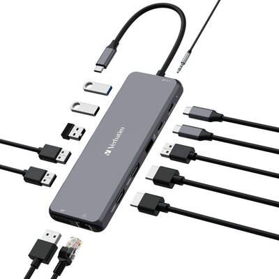 Hub USB VERBATIM USB-C Pro Multiport 13 Port CMH-13