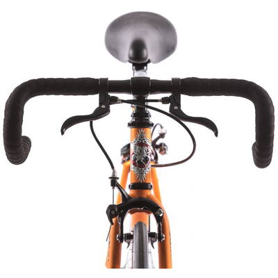 Pegas Bicicleta Clasic 2S Drop Lady, cadru CrMo 19.5inch, 2 viteze, roti 28inch, culoare portocaliu