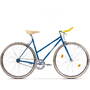 Pegas Bicicleta Clasic 2S Bull Lady, cadru CrMo 19.5inch, 2 viteze, roti 28inch, culoare bleu