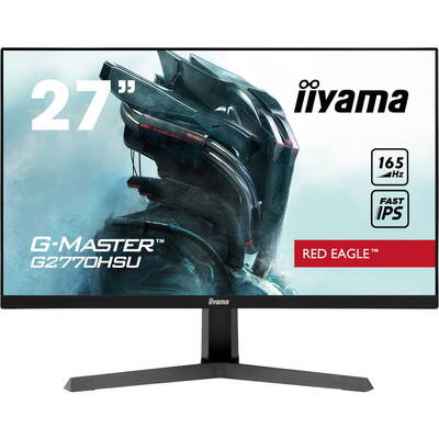 Monitor IIyama Gaming Red Eagle G-MASTER G2770HSU-B1 27 inch FHD IPS 0.8 ms 165 Hz FreeSync Premium