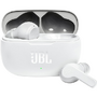 Casti Bluetooth JBL Wave 200TWS, True Wireless, Bluetooth, Deep Bass, IPX2, Touch Control, Alb